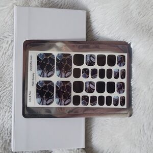 “High Society” Pedicure Nail Wraps From Lily & Fox! New & Sealed!